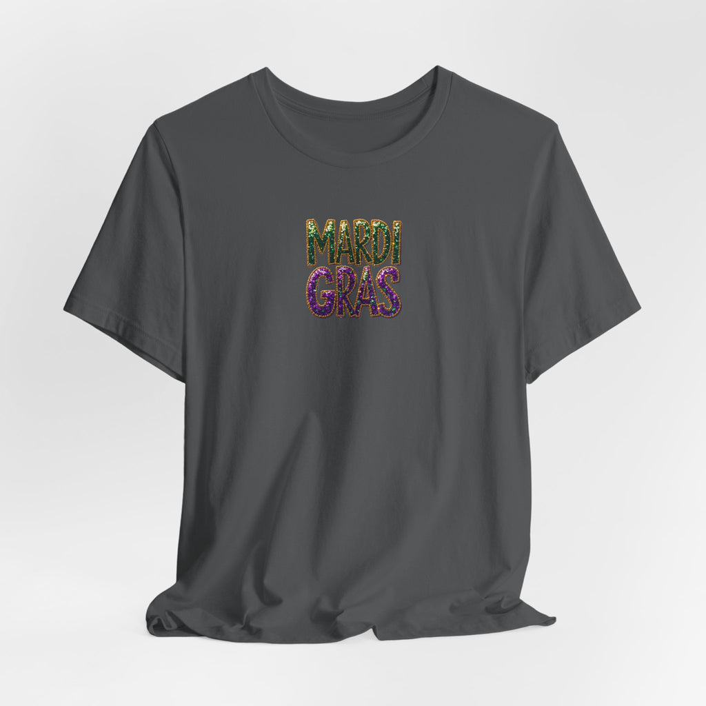 Sparkle Mardi Gras- Unisex Jersey Short Sleeve Tee
