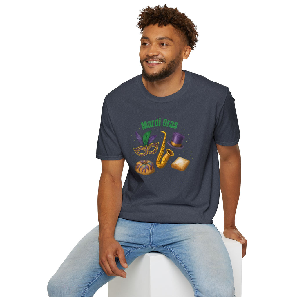 Mardi Gras Finest Items- Unisex Softstyle T-Shirt