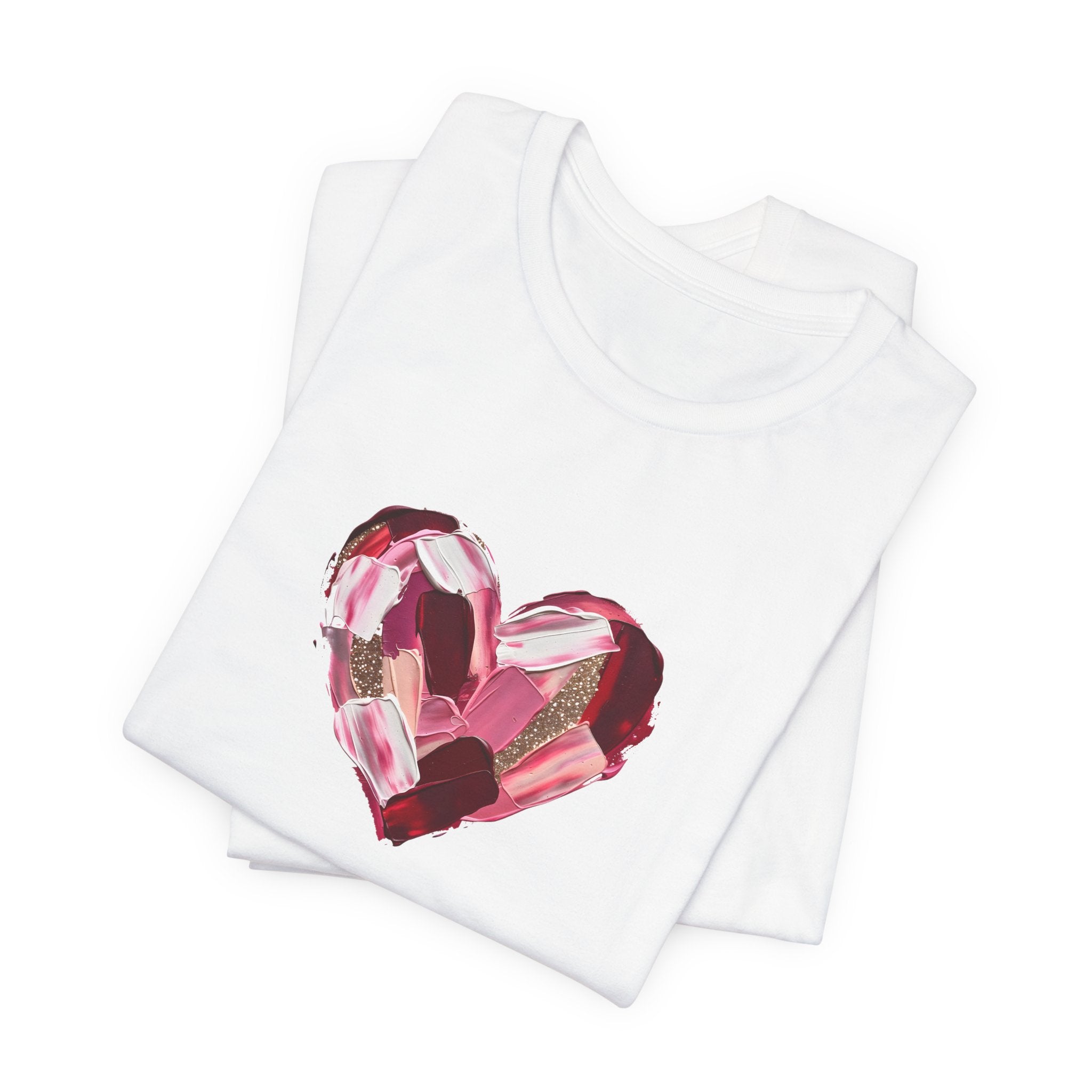 Painted Heart- Unisex Jersey Short Sleeve Tee