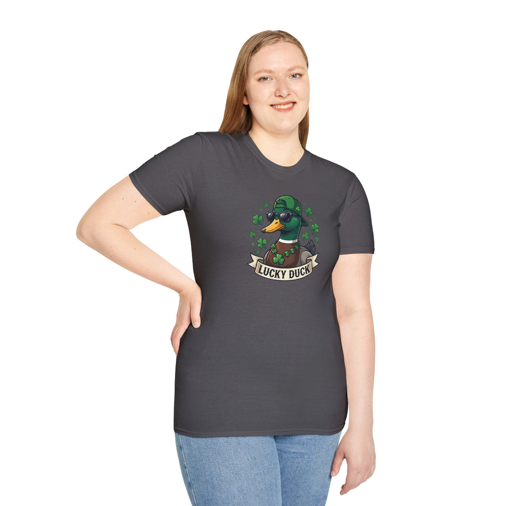 Lucky Duck- Unisex Softstyle T-Shirt