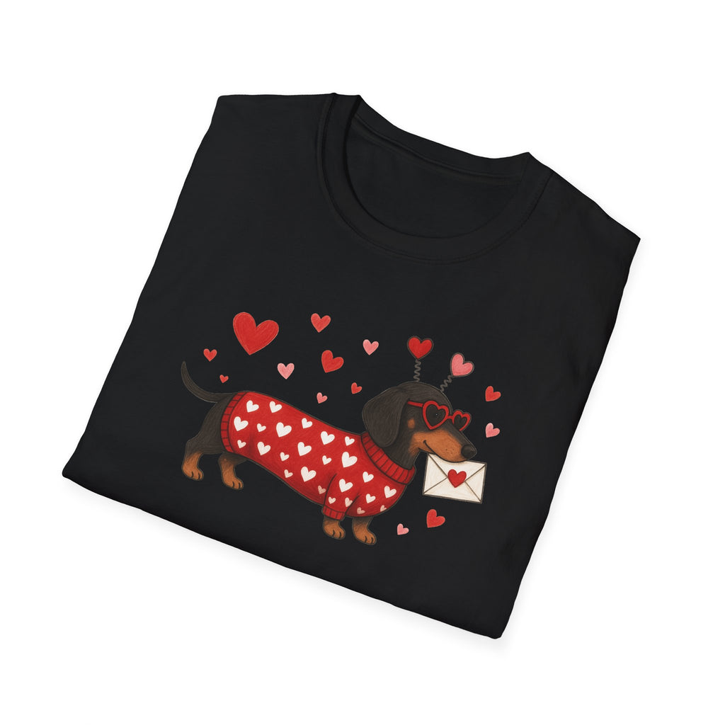 Dachsund Love- Unisex Softstyle T-Shirt
