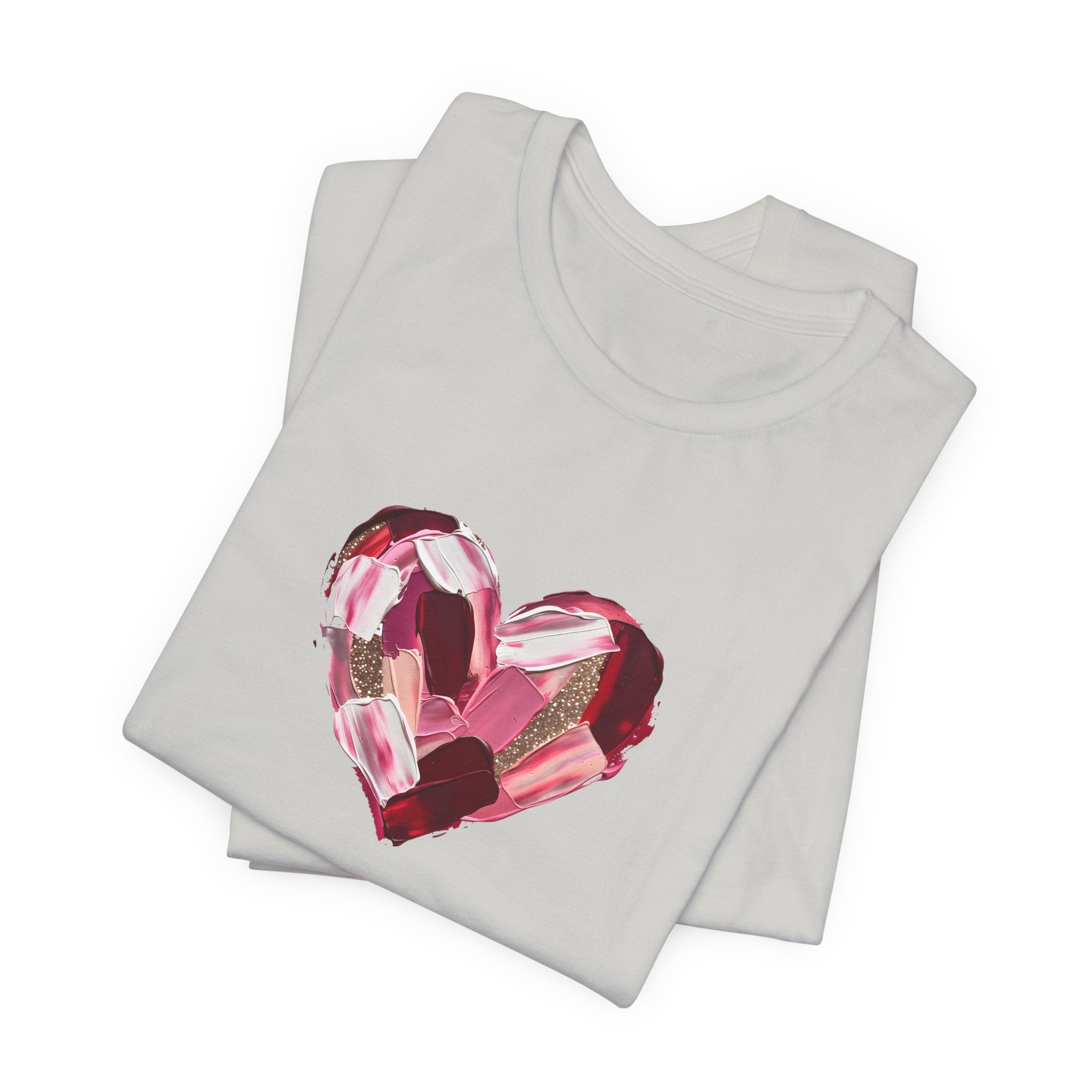 Painted Heart- Unisex Jersey Short Sleeve Tee