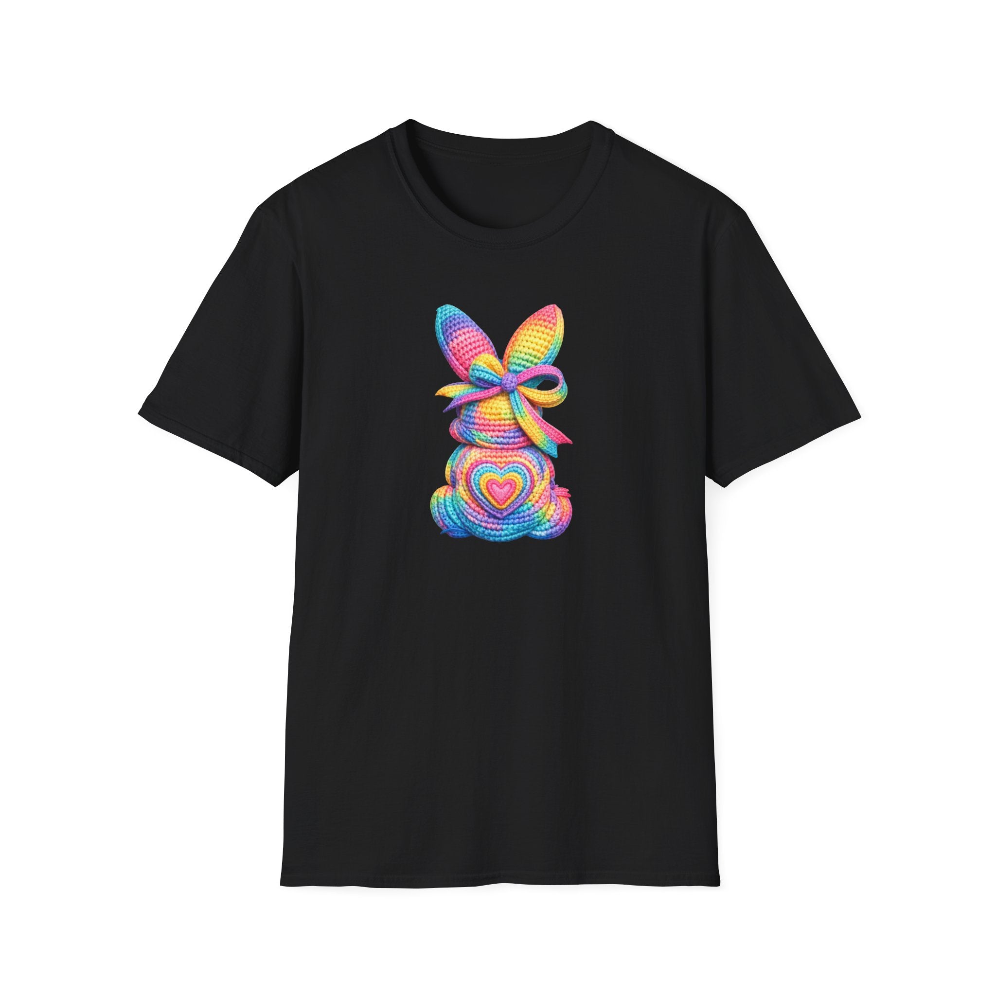 Tie Dye Bunny- Unisex Softstyle T-Shirt