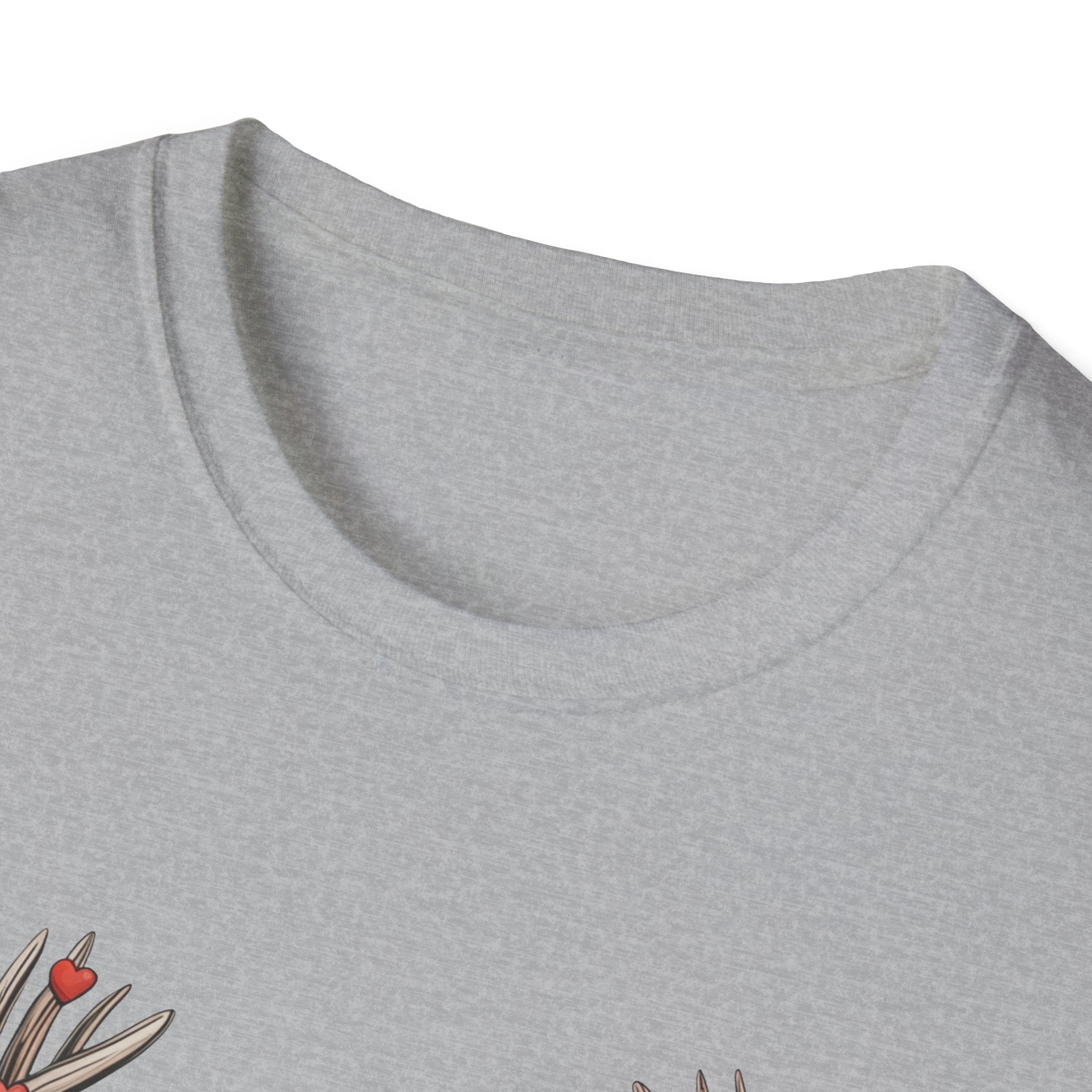 Deer Valentine- Unisex Softstyle T-Shirt