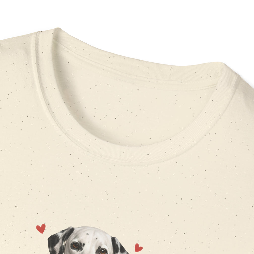 Dalmatian Bowtie- Unisex Softstyle T-Shirt