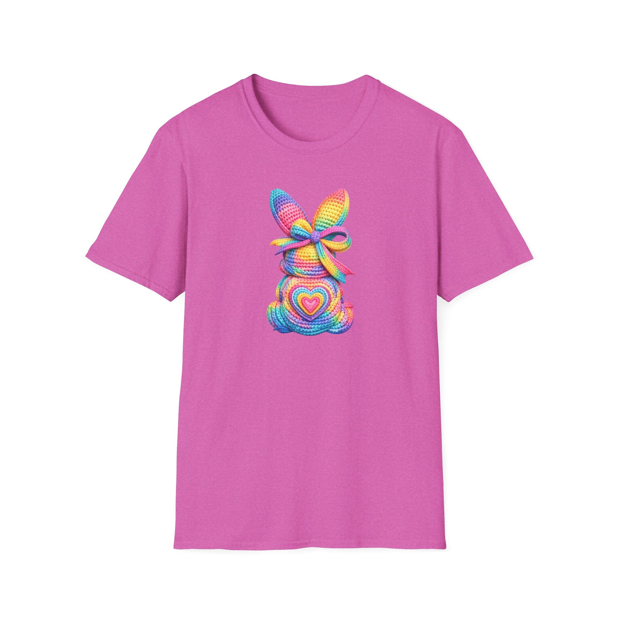 Tie Dye Bunny- Unisex Softstyle T-Shirt