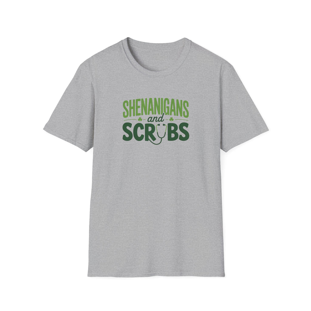 Shenanigans & Scrubs- Unisex Softstyle T-Shirt