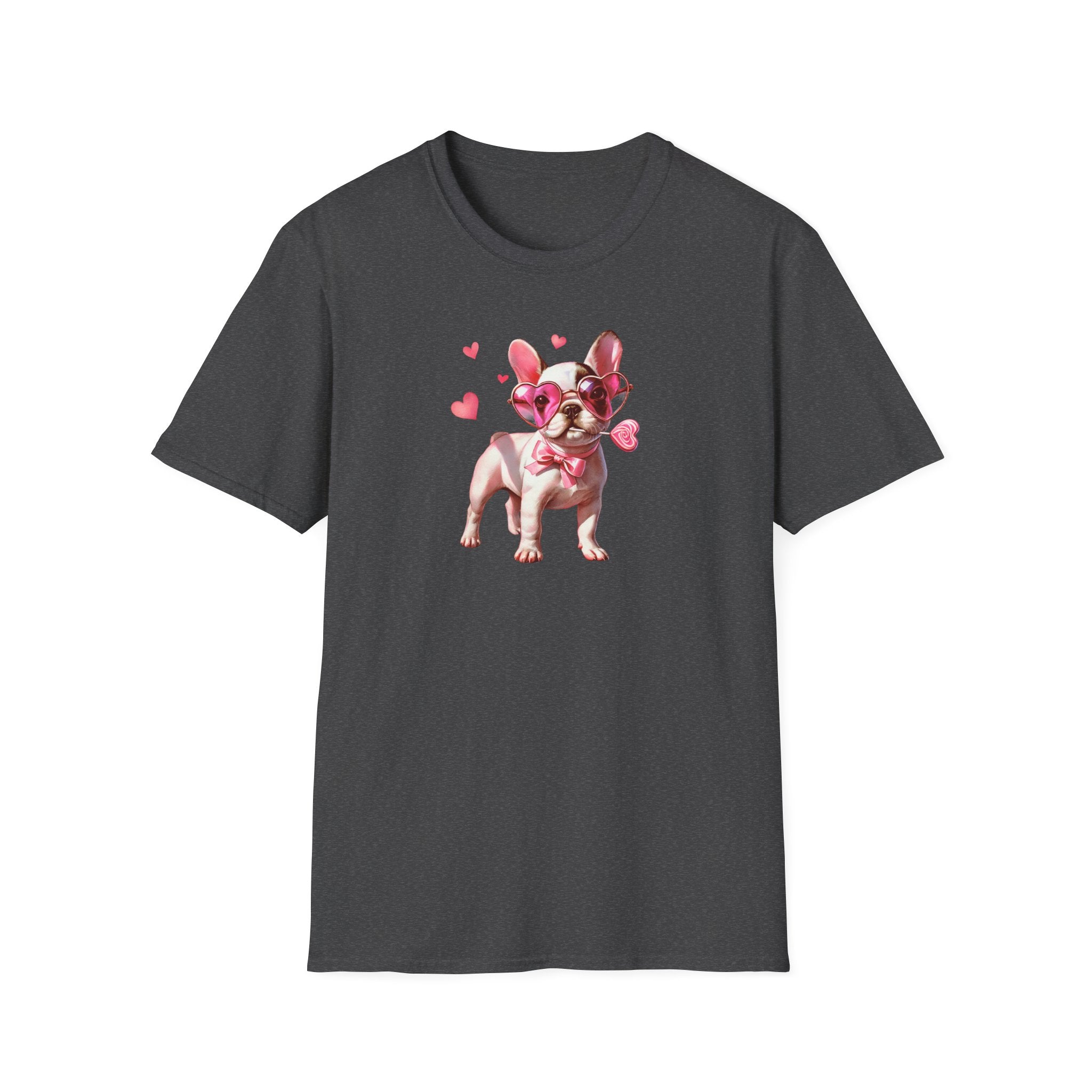 French Bulldog-vUnisex Softstyle T-Shirt