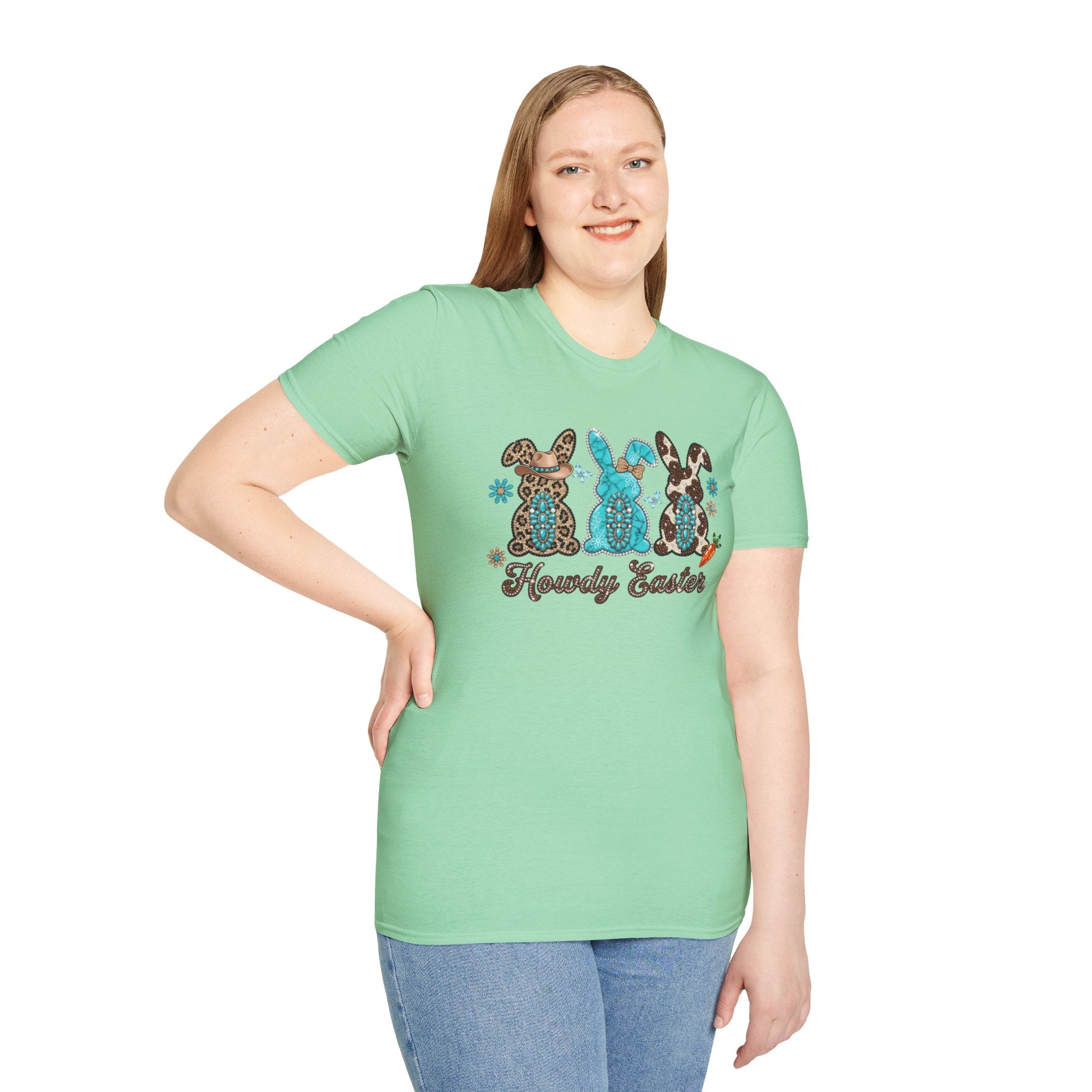 Howdy Easter- Unisex Softstyle T-Shirt