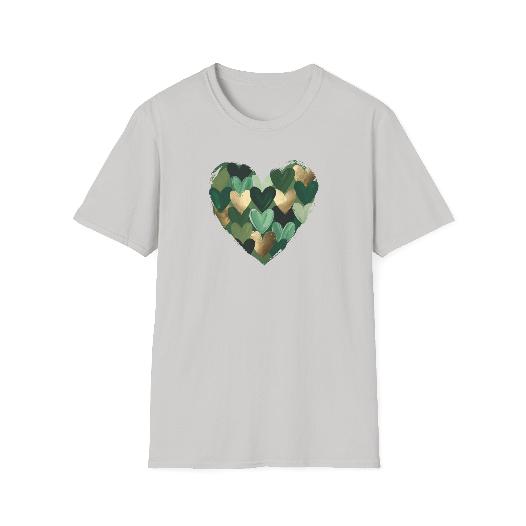 Painted Lucky Heart- Unisex Softstyle T-Shirt