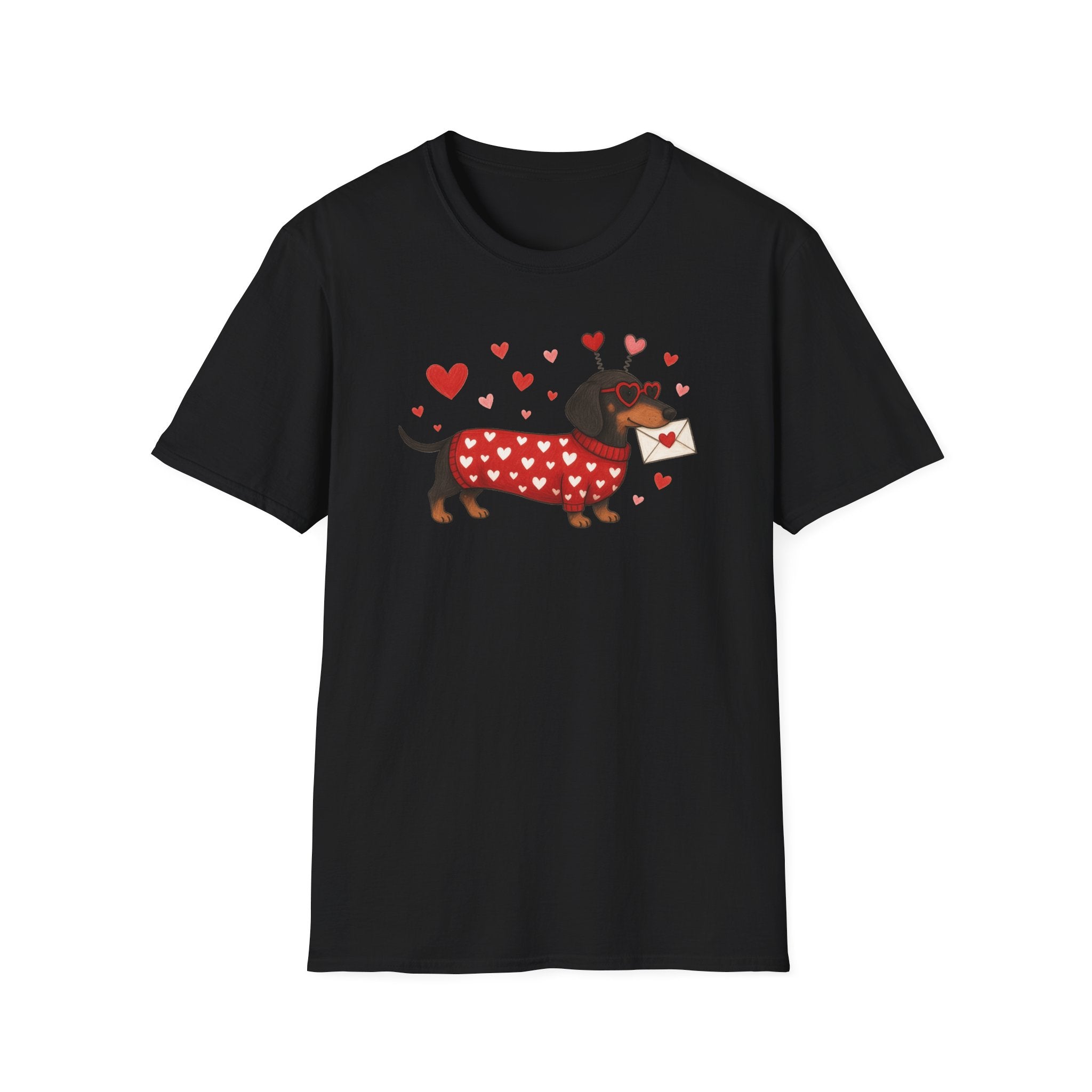Dachsund Love- Unisex Softstyle T-Shirt