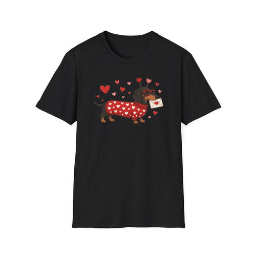 Dachsund Love- Unisex Softstyle T-Shirt