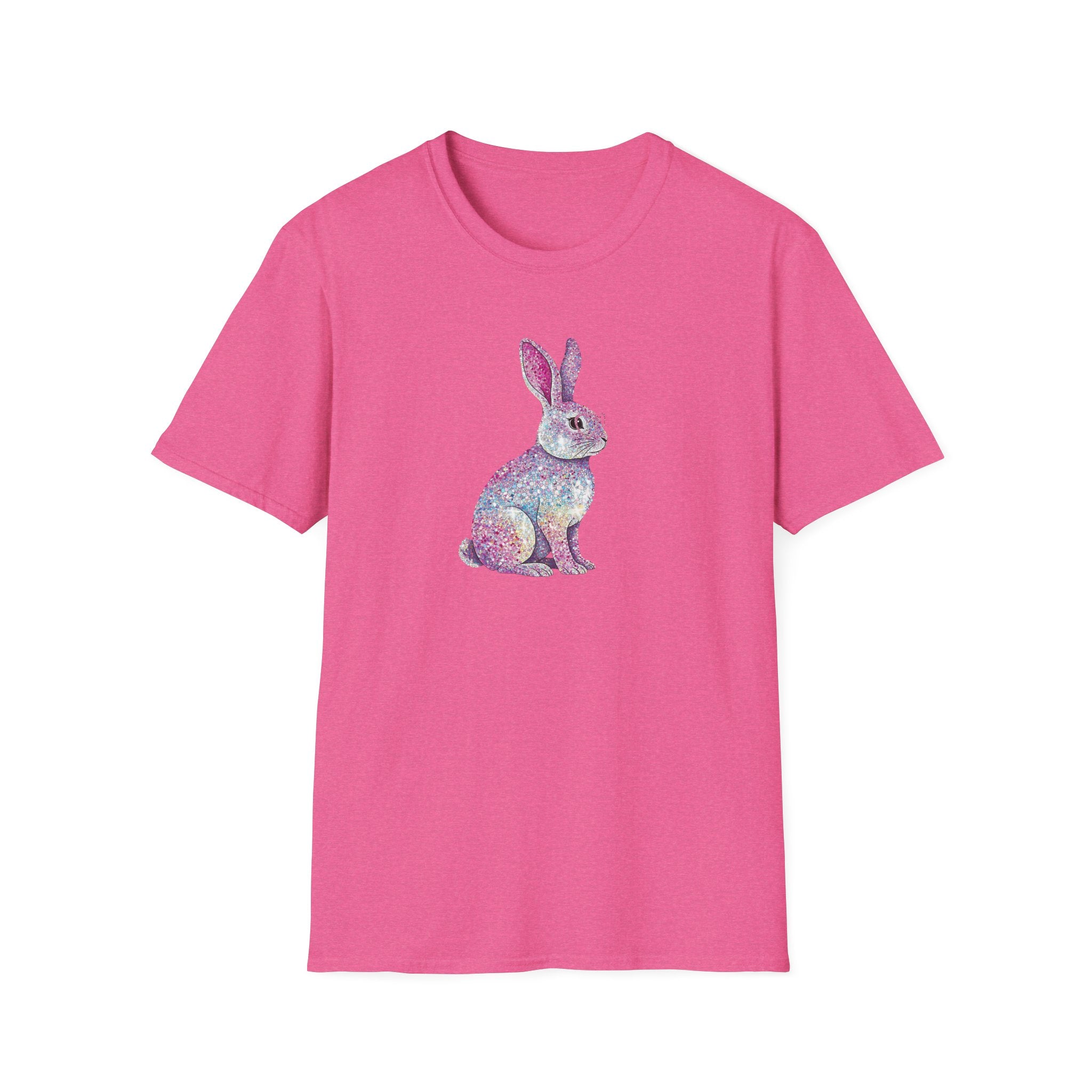 Glitter Bunny- Unisex Softstyle T-Shirt